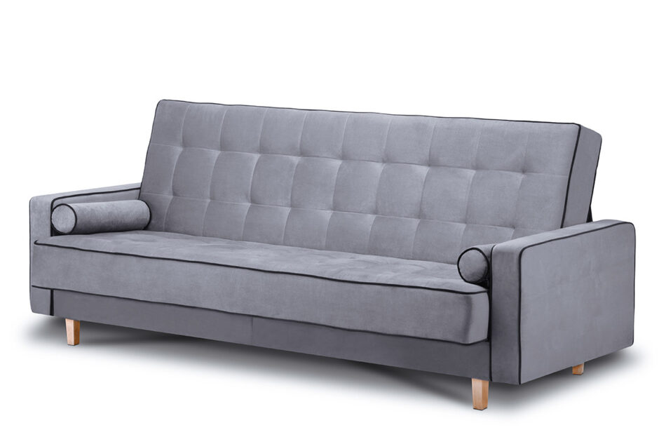 DOZER Sofa 3 szary/czarny - zdjęcie 2