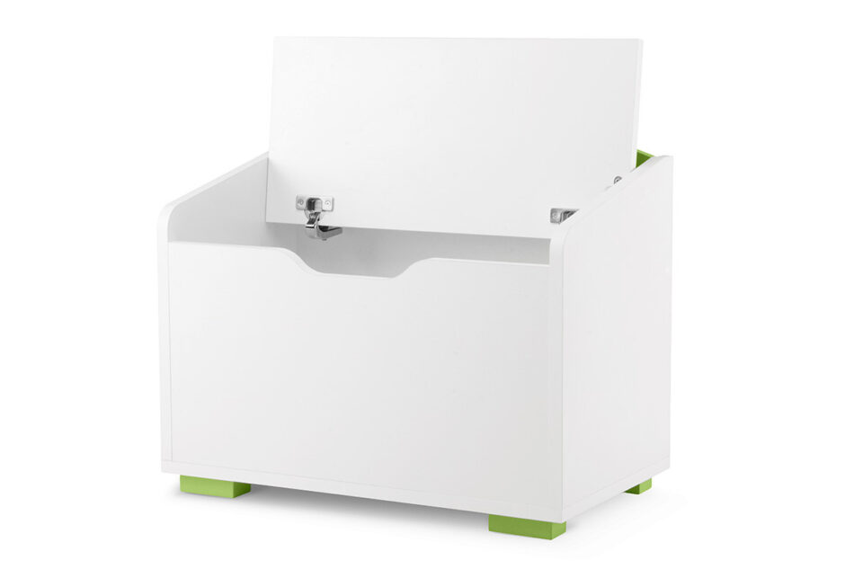 PABIS Zestaw meble do pokoju dziecka zielone 4 elementy biały/zielony - zdjęcie 6