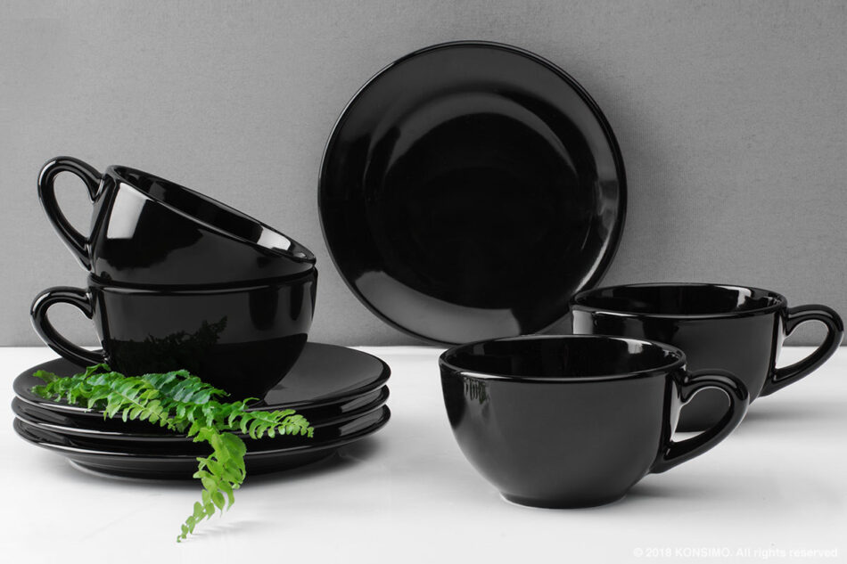 LUPIN Filiżanka do herbaty czarny - zdjęcie 1