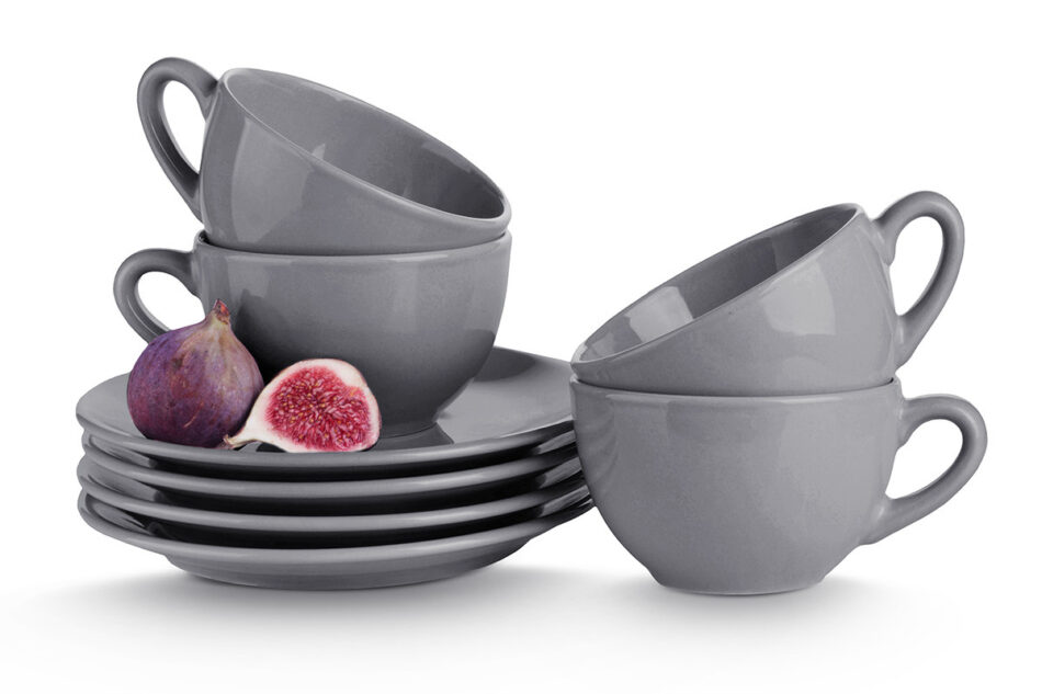 LUPIN Filiżanka do herbaty szary - zdjęcie 4