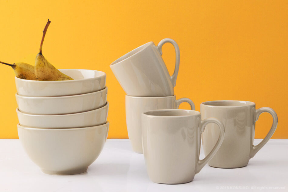 LUPIN Kubek beżowy - zdjęcie 3