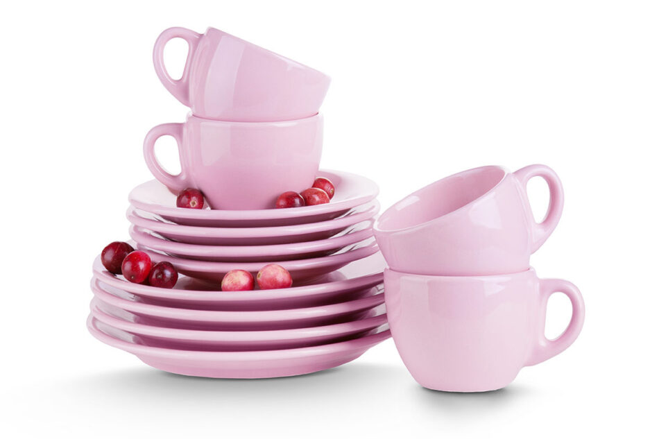 LUPIN Spodek filiżanki do kawy różowy - zdjęcie 3