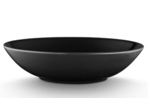 LUPIN, https://dev1-mda.konsimo.pl/kolekcja/lupin/ Talerz głęboki czarny - zdjęcie