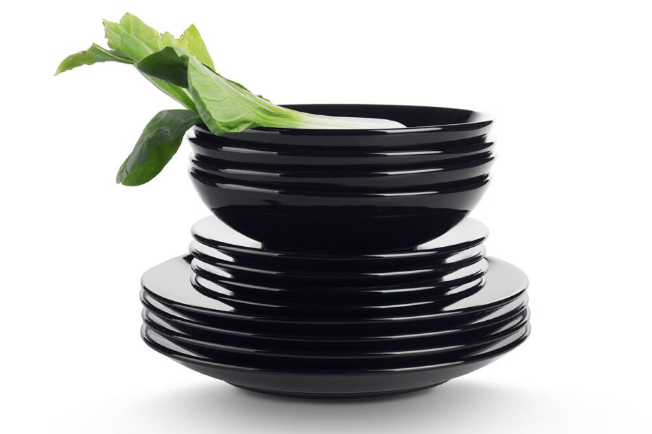 LUPIN Talerz głęboki czarny - zdjęcie 1