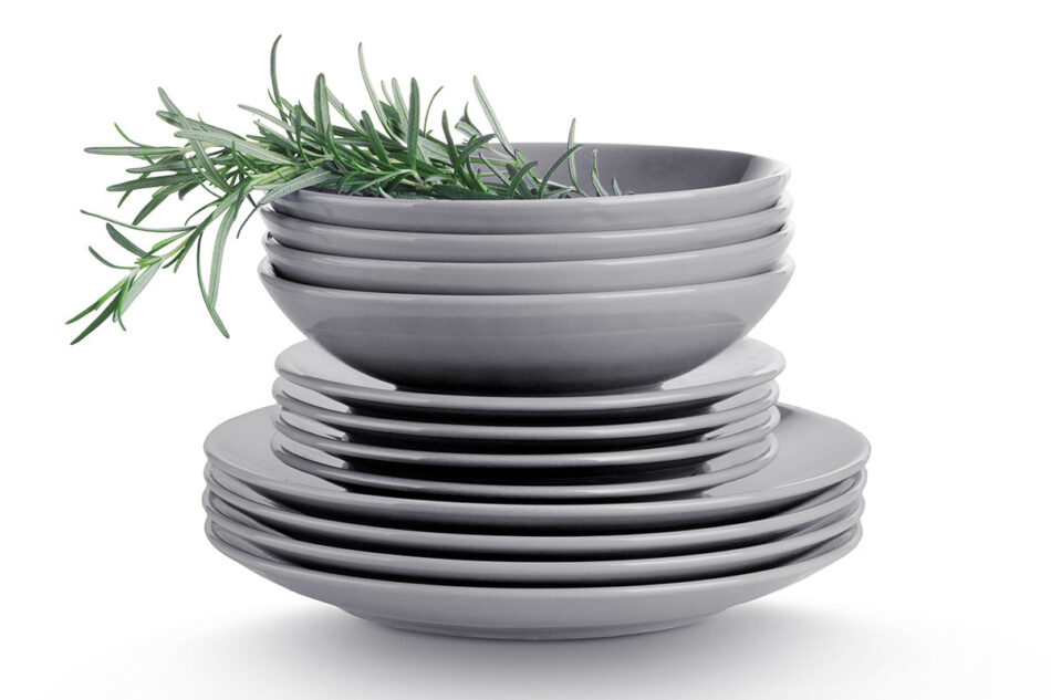 LUPIN Talerz głęboki szary - zdjęcie 1