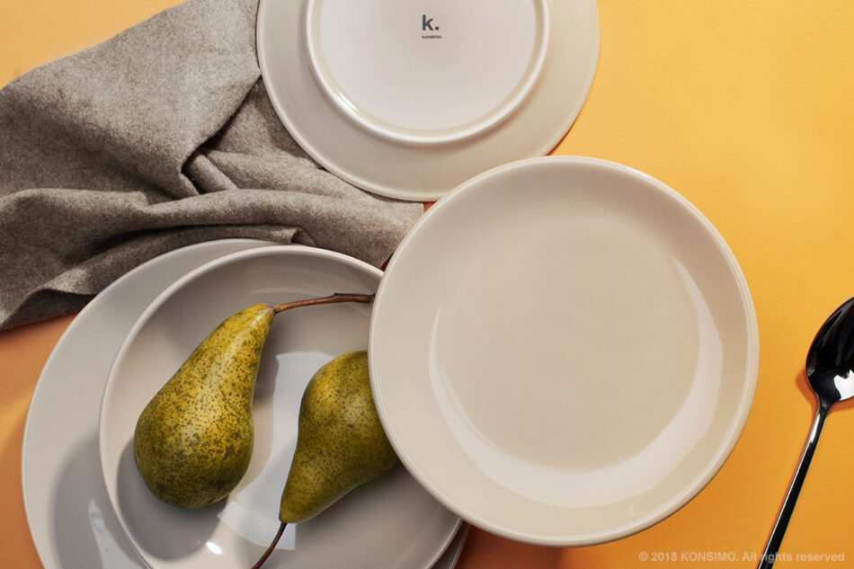 LUPIN Zestaw obiadowy, 6 os. (18el) beżowy - zdjęcie 2