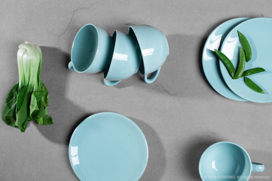 LUPIN Zestaw herbaciany, 4 os. (8 el) miętowy - zdjęcie 6