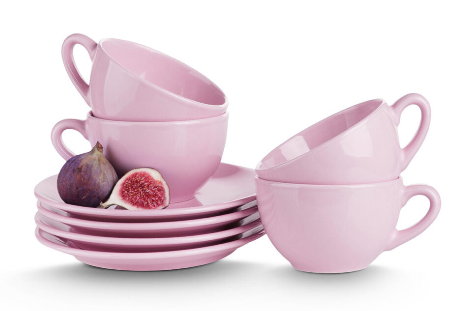 LUPIN Zestaw herbaciany, 4 os. (8 el) różowy - zdjęcie 1