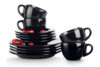 LUPIN Zestaw kawowy, 4 os. (12 el) czarny - zdjęcie 2