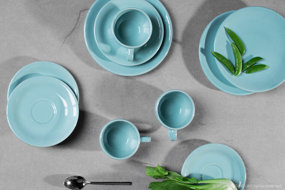 LUPIN Zestaw kawowy, 4 os. (12 el) miętowy - zdjęcie 7