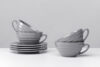 SCILLA Zestaw herbaciany, 4 os. (8 el) szary - zdjęcie 1