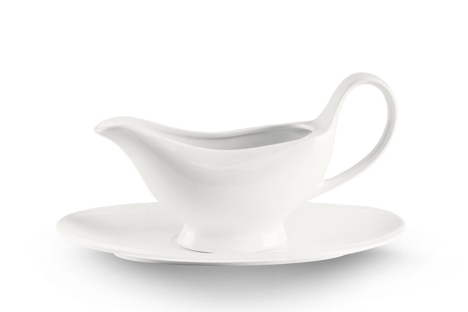 RESEDA Sosjerka z podstawką biały - zdjęcie 1