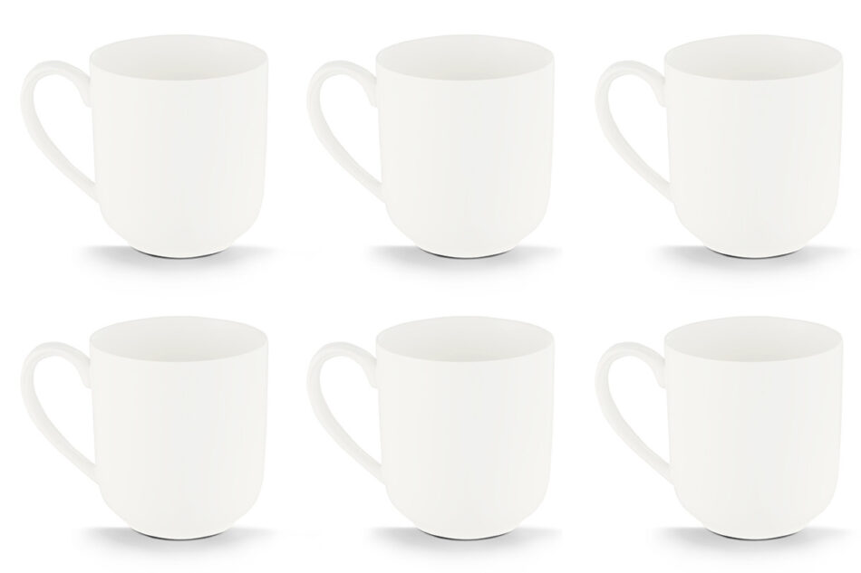 RESEDA Zestaw kubków, 6 os. (6 el) biały - zdjęcie 0