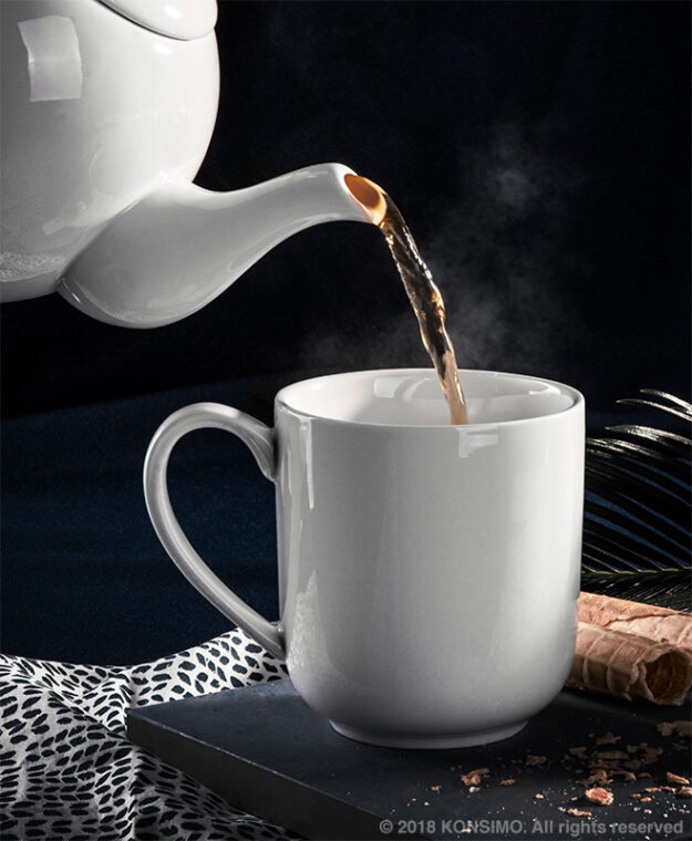 RESEDA Zestaw kubków, 6 os. (6 el) biały - zdjęcie 6