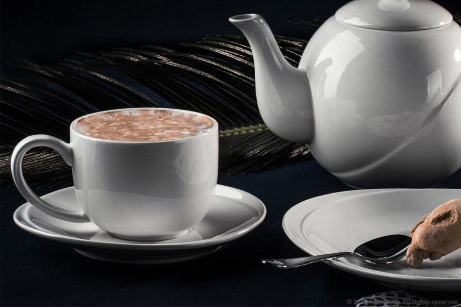 RESEDA Zestaw filiżanek do kawy, 6 os. (12 el) biały - zdjęcie 6