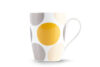 NERIA Kubek biały/żółty/szary/beżowy - zdjęcie 1