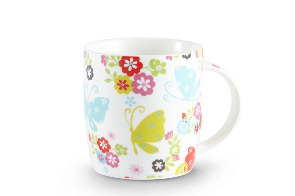 HELOPI Kubek biały/wielokolorowy - zdjęcie 1