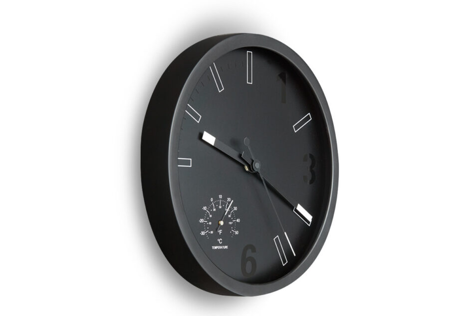 TEMPO Zegar czarny - zdjęcie 2