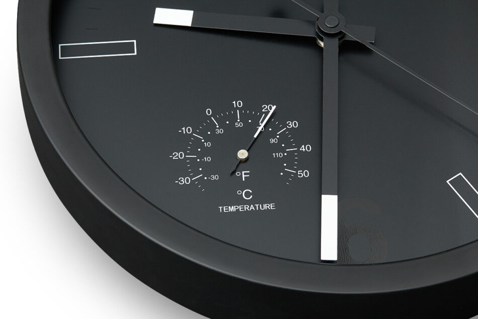 TEMPO Zegar czarny - zdjęcie 1