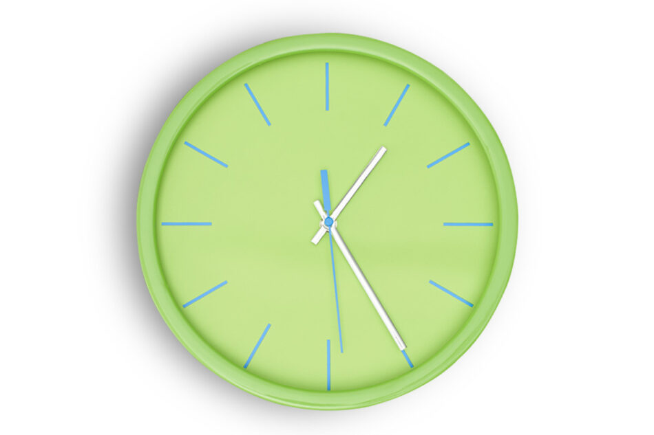 TEMPO Zegar zielony - zdjęcie 0