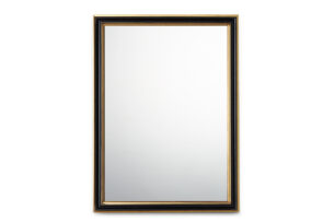 FICAR, https://dev1-mda.konsimo.pl/kolekcja/ficar/ Lustro w ramie czarny/
złoty - zdjęcie