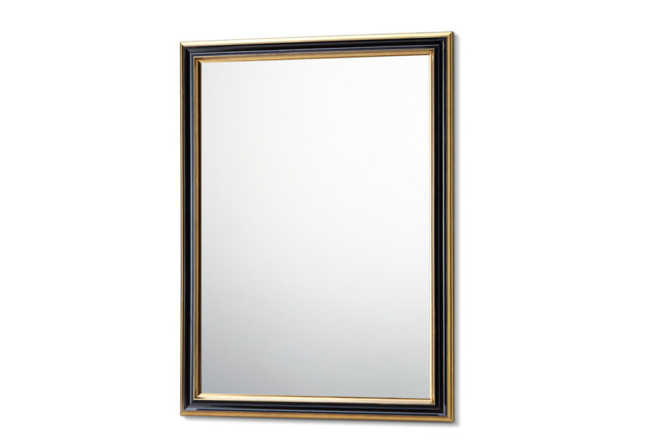 FICAR Lustro w ramie czarny/
złoty - zdjęcie 2