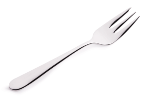 BRYON, https://dev1-mda.konsimo.pl/kolekcja/bryon/ Widelec do ciasta srebrny - zdjęcie