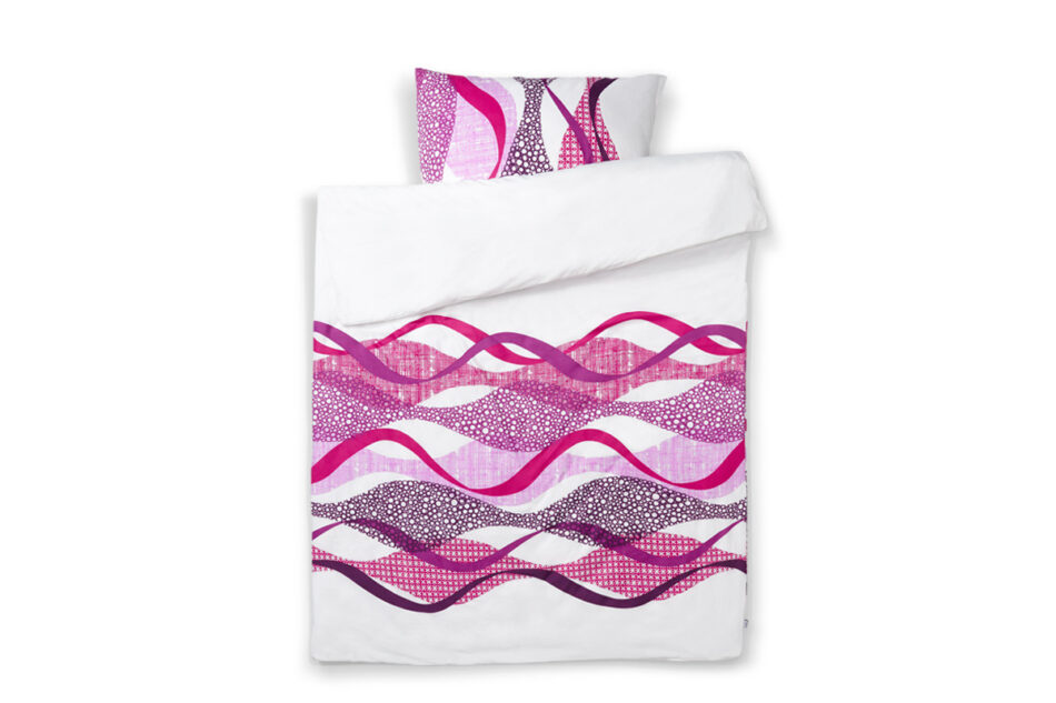 ARTIP Komplet pościeli biały/różowy/fioletowy - zdjęcie 2