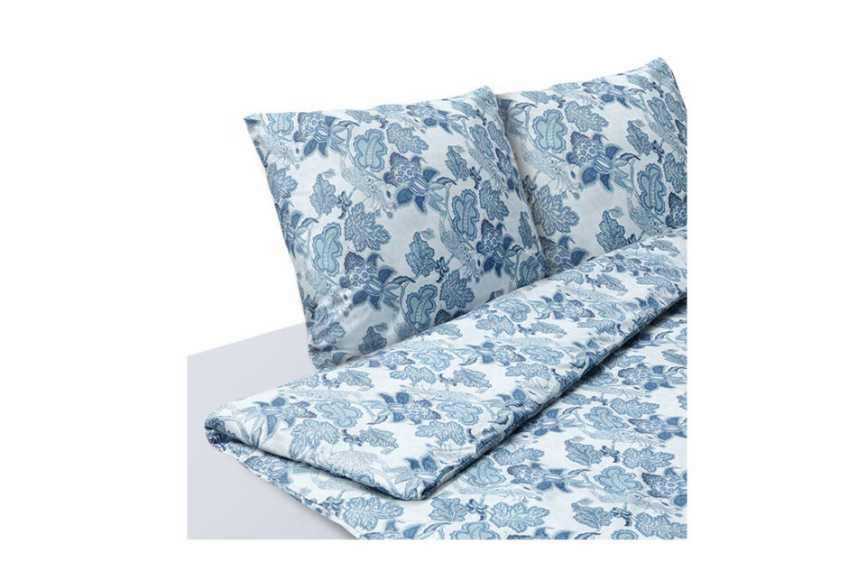 SATIVA Komplet pościeli niebieski/biały - zdjęcie 1