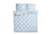 SATIVA Komplet pościeli niebieski/biały - zdjęcie 3