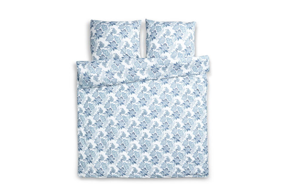 SATIVA Komplet pościeli niebieski/biały - zdjęcie 2