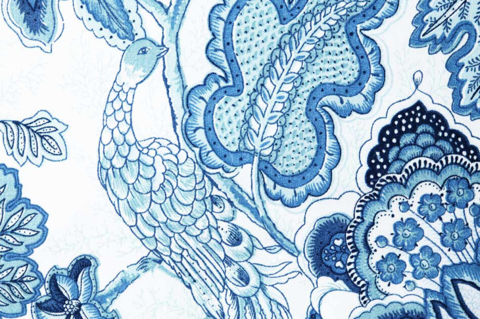 SATIVA Komplet pościeli niebieski/biały - zdjęcie 4