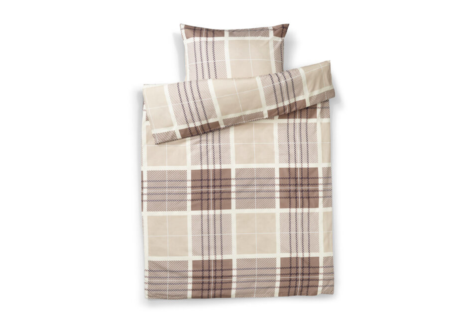 PRUNEL Komplet pościeli brązowy/beżowy - zdjęcie 2