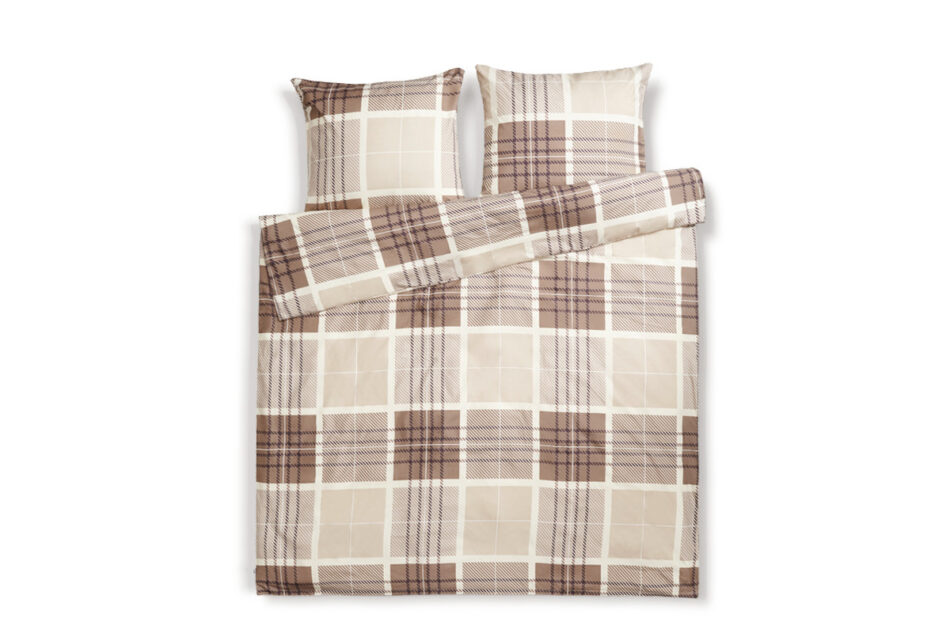 PRUNEL Komplet pościeli brązowy/beżowy - zdjęcie 2