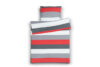 VIOLI Komplet pościeli czerwony/szary/biały - zdjęcie 3