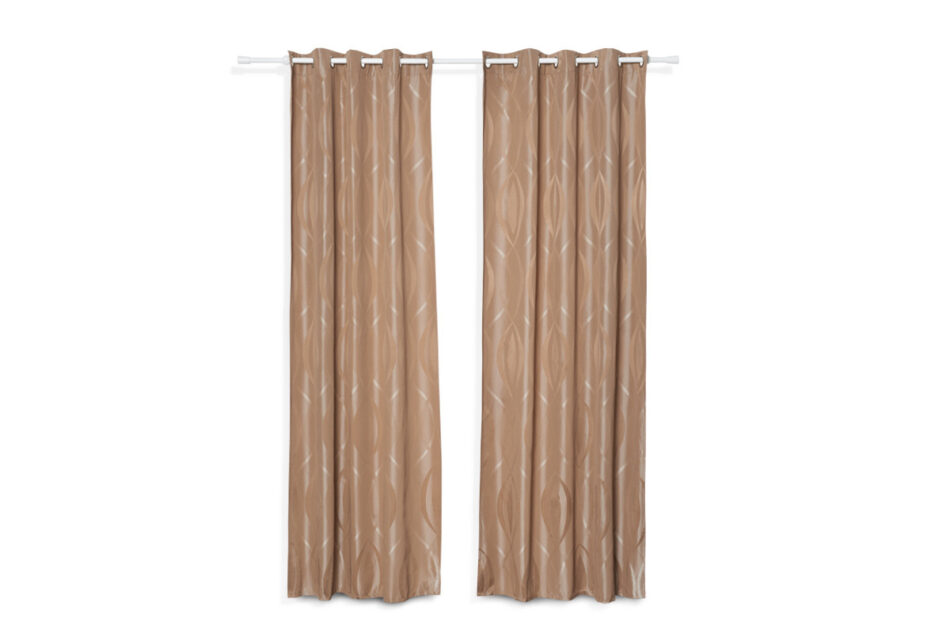 HOLOS Zasłona szarobrązowy - zdjęcie 1