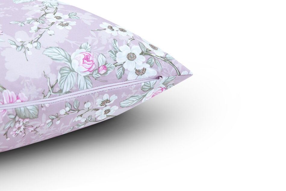 FLORE Poszewka na poduszkę fioletowy/szary - zdjęcie 2