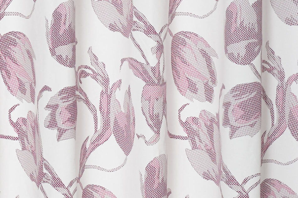 FLORE Zasłona fioletowy/kremowy - zdjęcie 2