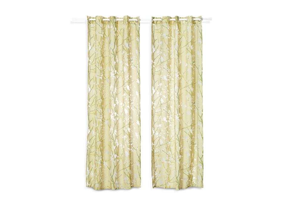 FLORE Zasłona zielony - zdjęcie 1