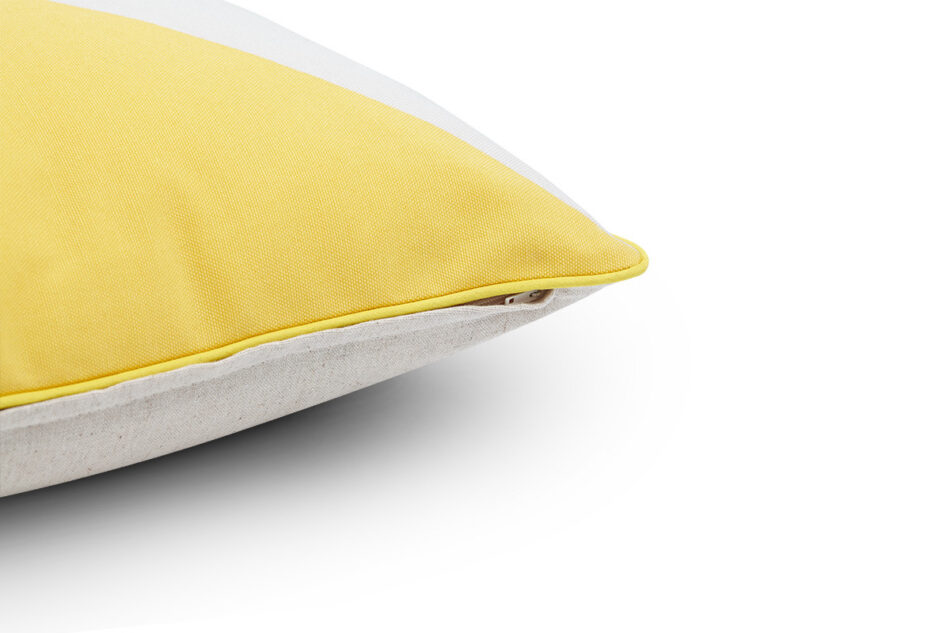 SEDI Poszewka na poduszkę żółty/szary - zdjęcie 1