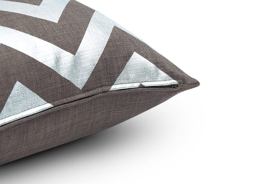 ERESTIL Poszewka na poduszkę brązowy/srebrny - zdjęcie 1