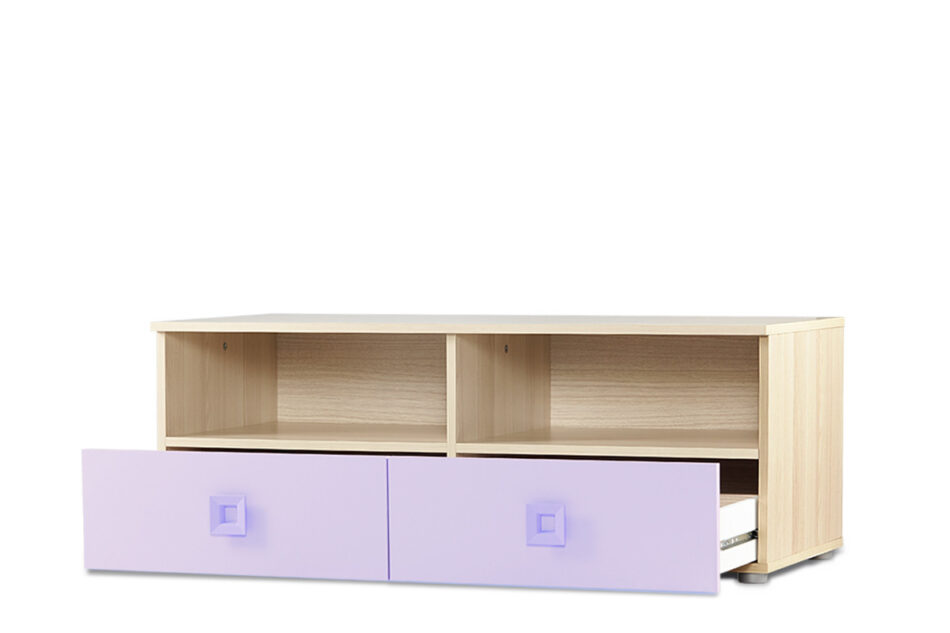 JOY Szafka RTV jesion/fioletowy - zdjęcie 2