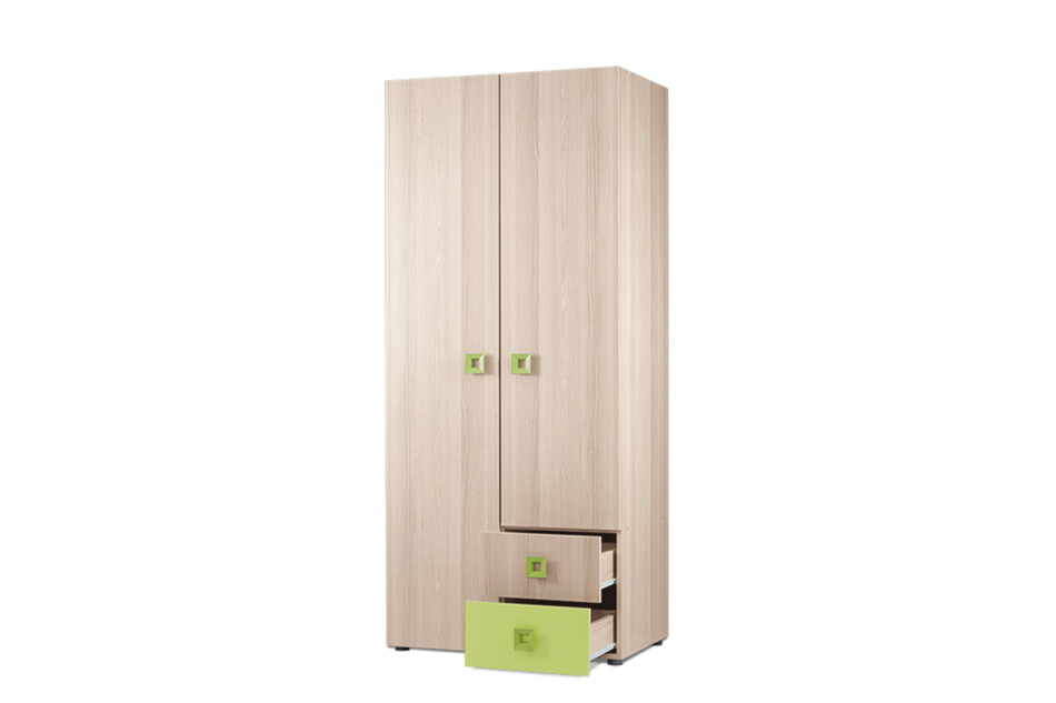 FINKO Szafa jesion/zielony - zdjęcie 2