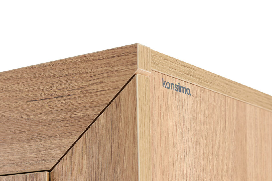 CALDO Szafa ubraniowa dąb naturalny - zdjęcie 6