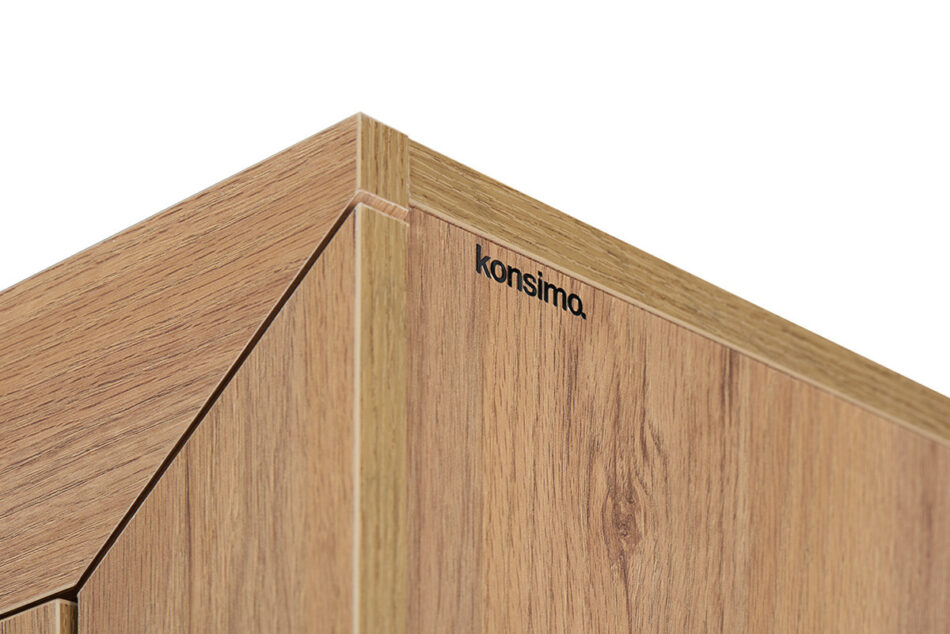 CALDO Szafa ubraniowa dąb naturalny - zdjęcie 13