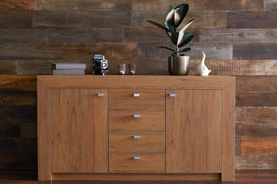 CALDO Zestaw sypialnia 160 dąb naturalny - zdjęcie 2