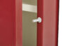 ALORE Regał wiszący biały/biały połysk/czerwony połysk - zdjęcie 3