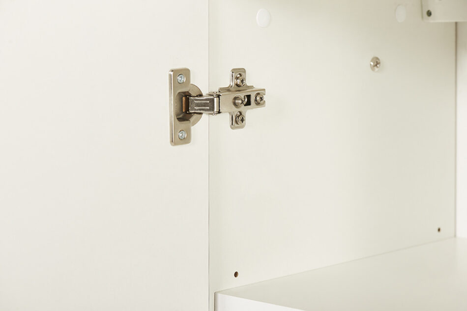 ALORE Regał wiszący biały/biały połysk/czerwony połysk - zdjęcie 4