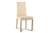 CHRYSI Krzesło dąb/kremowy - zdjęcie 1