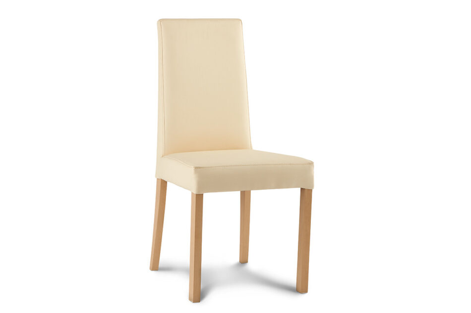 CHRYSI Krzesło dąb/kremowy - zdjęcie 0